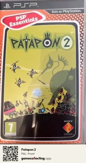 Patapon 2 PlayStation Portable, PAL box front
