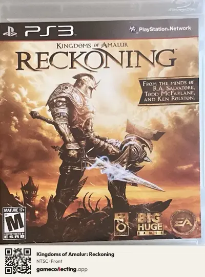 Kingdoms of Amalur: Reckoning PlayStation 3, NTSC box front
