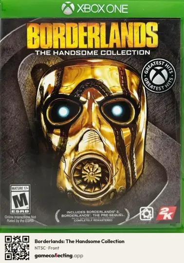 Borderlands: The Handsome Collection Xbox One, NTSC box front