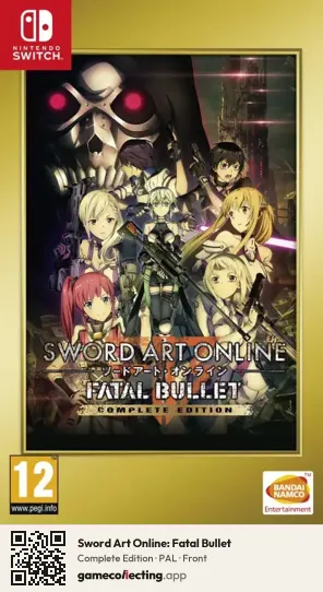 Sword Art Online: Fatal Bullet Nintendo Switch, PAL box front