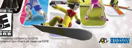 Deca Sports Freedom, the ESRB box on its front