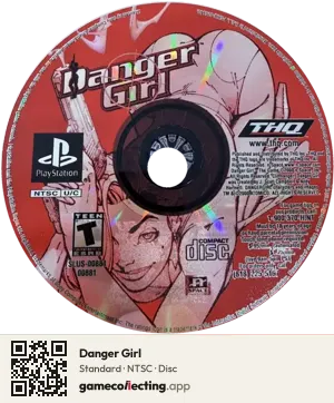 Danger Girl PlayStation, NTSC disc