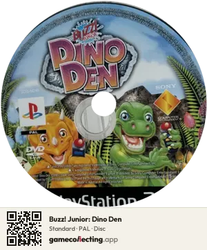 Buzz! Junior: Dino Den PlayStation 2, PAL disc