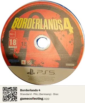 Borderlands 4 PlayStation 5, PAL disc