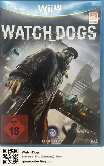 Watch Dogs Nintendo Wii U, Germany box front