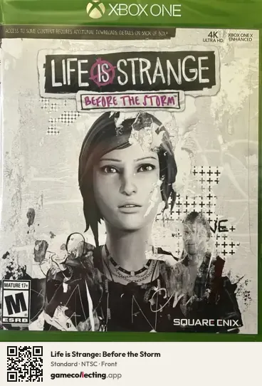 Life is Strange: Before the Storm Xbox One, NTSC box front