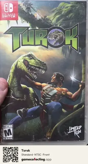 Turok Nintendo Switch, NTSC box front
