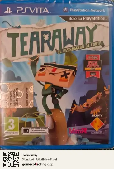 Tearaway PlayStation Vita, Italy box front
