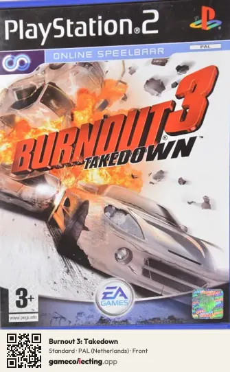 Burnout 3: Takedown PlayStation 2, Netherlands box front