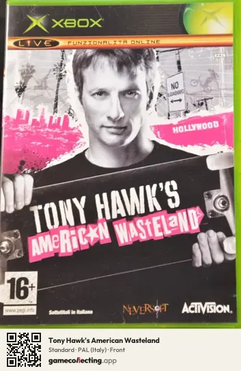 Tony Hawk's American Wasteland Xbox, Italy box front