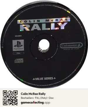Colin McRae Rally PlayStation, PAL disc