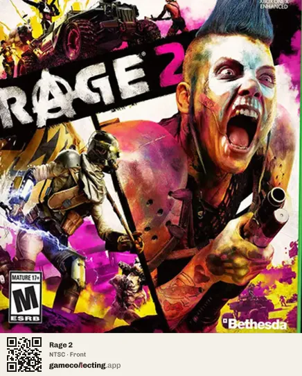 Rage 2 Xbox One, NTSC box front