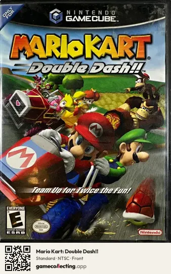 Mario Kart: Double Dash!! Nintendo GameCube, NTSC box front