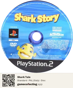 Shark Tale PlayStation 2, PAL disc