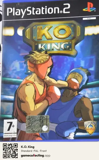 K.O. King PlayStation 2, PAL box front