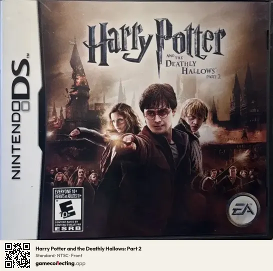 Harry Potter and the Deathly Hallows: Part 2 Nintendo DS, NTSC box front