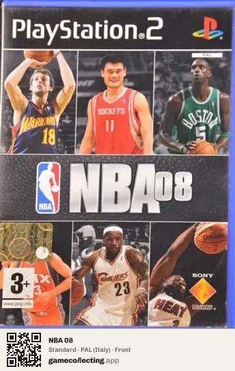 NBA 08 PlayStation 2, Italy box front