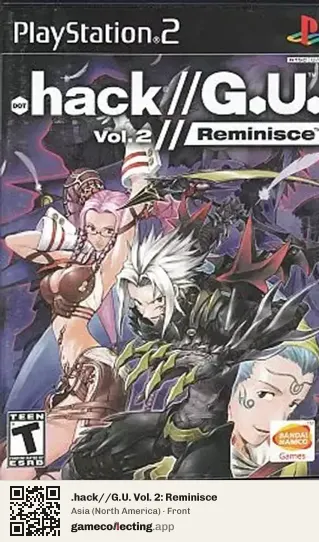 .hack//G.U. Vol. 2: Reminisce PlayStation 2, North America box front