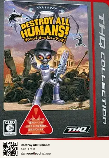 Destroy All Humans! PlayStation 2, Asia box front