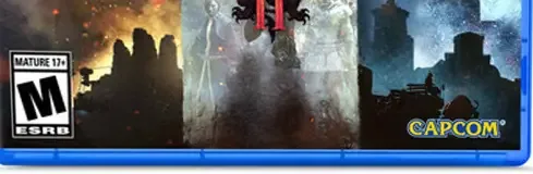 Dragon's Dogma 2, the ESRB box on its front
