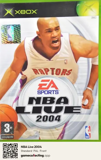NBA Live 2004 Xbox, PAL box front