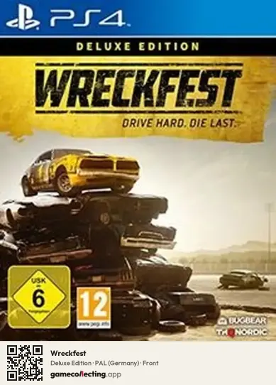 Wreckfest PlayStation 4, Germany box front