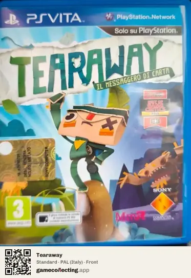 Tearaway PlayStation Vita, Italy box front