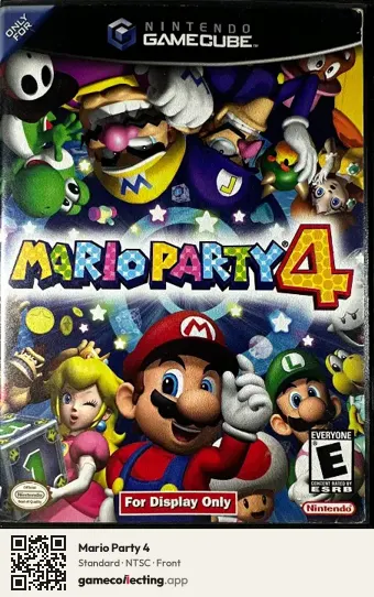 Mario Party 4 Nintendo GameCube, NTSC box front