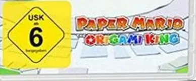 Paper Mario: The Origami King, the USK square on its front