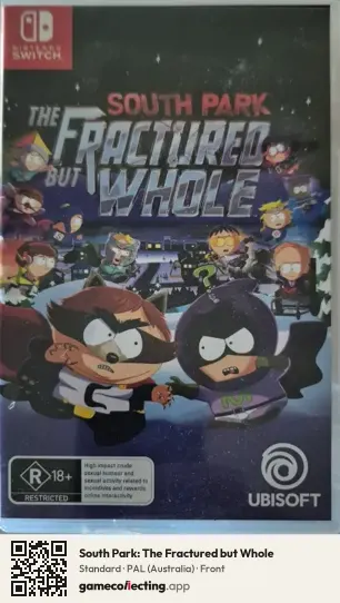 South Park: The Fractured but Whole Nintendo Switch, Australia box front
