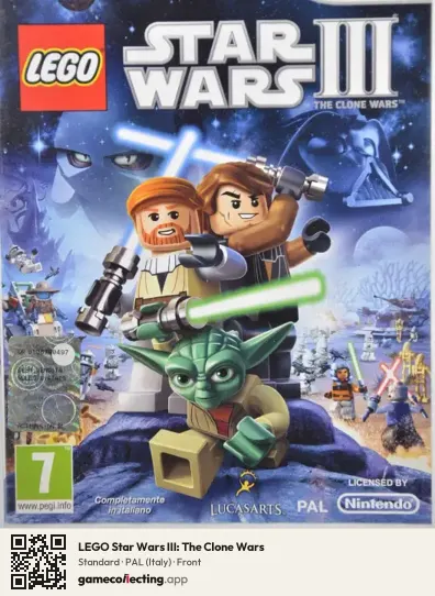 LEGO Star Wars III: The Clone Wars Nintendo Wii, Italy box front