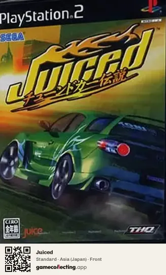 Juiced PlayStation 2, Asia box front