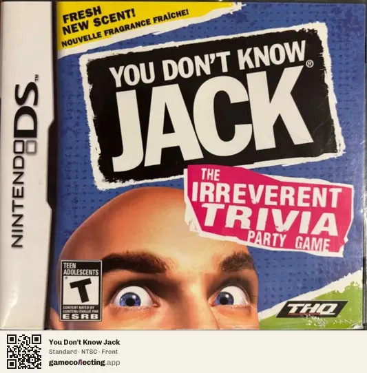 You Don't Know Jack Nintendo DS, NTSC box front