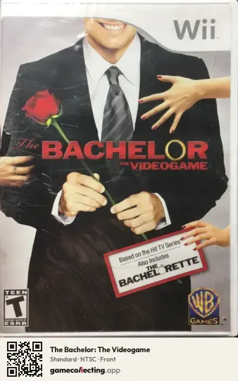 The Bachelor: The Videogame Nintendo Wii, NTSC box front
