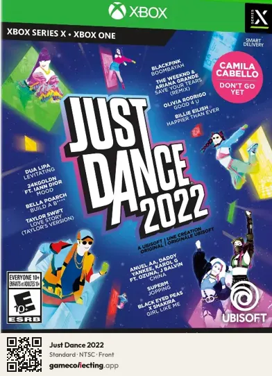 Just Dance 2022 Xbox Series X, NTSC box front