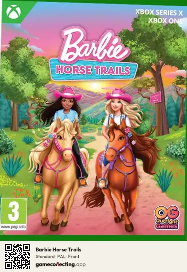 Barbie Horse Trails Xbox Series X, PAL box front