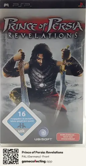 Prince of Persia: Revelations PlayStation Portable, Germany box front