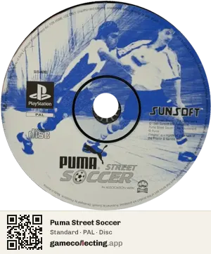 Puma Street Soccer PlayStation, PAL disc
