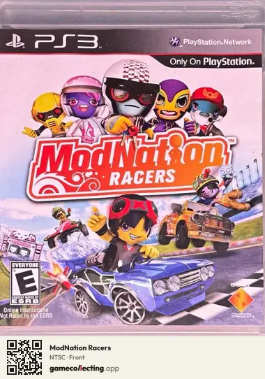 ModNation Racers PlayStation 3, NTSC box front