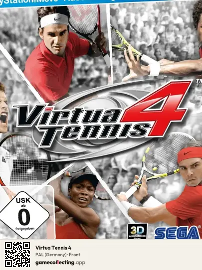 Virtua Tennis 4 PlayStation 3, Germany box front