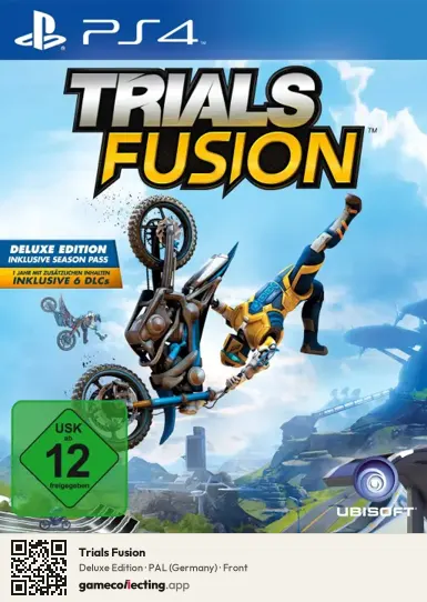 Trials Fusion PlayStation 4, Germany box front