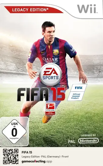 FIFA 15 Nintendo Wii, Germany box front