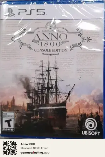 Anno 1800 PlayStation 5, NTSC box front
