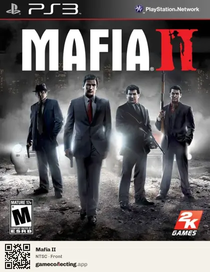 Mafia II PlayStation 3, NTSC box front