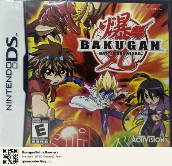 Bakugan Battle Brawlers Nintendo DS, Canada box front