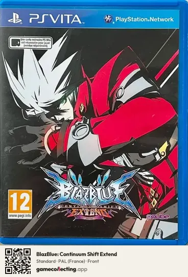 BlazBlue: Continuum Shift Extend PlayStation Vita, France box front