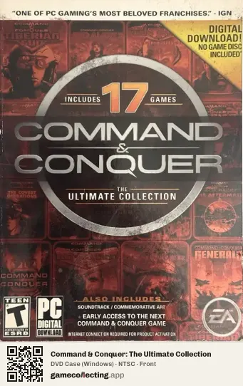Command & Conquer: The Ultimate Collection Computer, NTSC box front