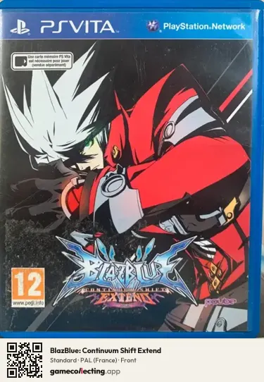 BlazBlue: Continuum Shift Extend PlayStation Vita, France box front