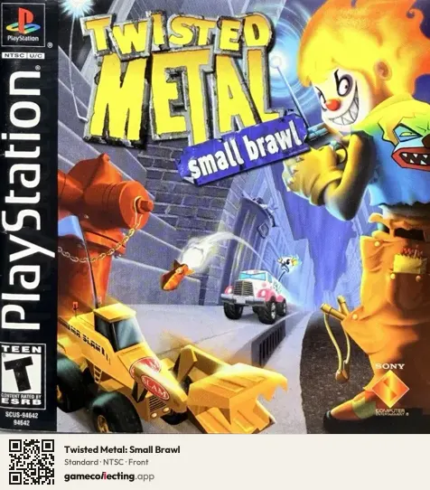 Twisted Metal: Small Brawl PlayStation, NTSC box front