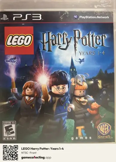 LEGO Harry Potter: Years 1-4 PlayStation 3, NTSC box front